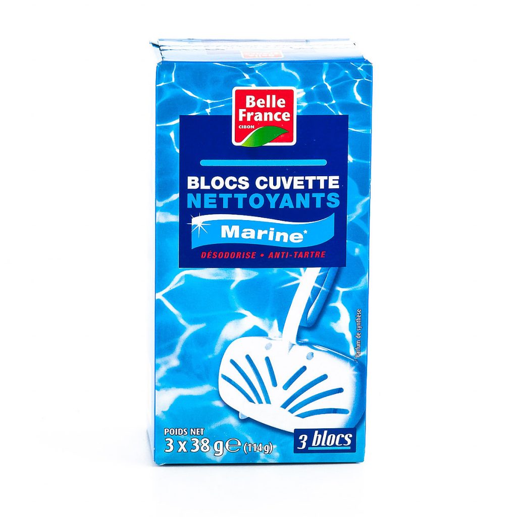 3x Blocs cuvette nettoyants marine BELLE FRANCE