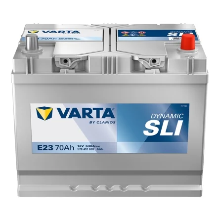 Batterie VARTA E23 70Ah 12V 630A DYNAMIC SLI 570 412 063