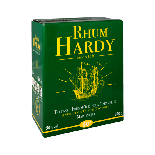 Cubi de rhum blanc 50% Hardy 3 litres