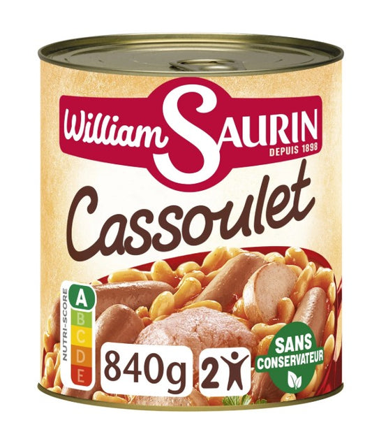 Le cassoulet  William SAURIN 4/4 840g