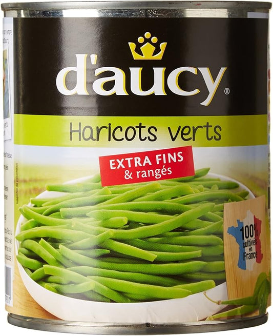 Haricot vert D'AUCY extra fins 440g