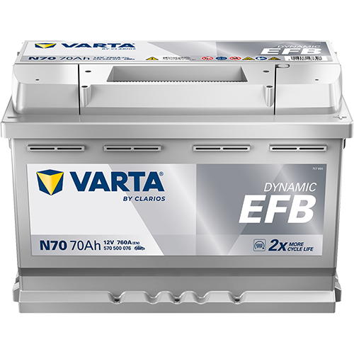 Batterie VARTA N70 70Ah 12V 760A   570 500 076