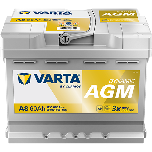 Batterie VARTA A8 60Ah 12V 680A  560 901 068